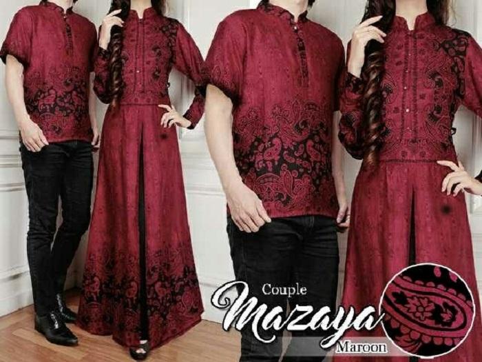 BajuReady 8919 G55 BAJU COUPLE PASANGAN KELUARGA BATIK MODERN SARIMBIT KEMEJA HEM PRIA COWOK KOKO LENGAN PENDEK PAKAIAN WANITA CEWEK MAXI MAXY DRESS PANJANG PESTA JAMAN ZAMAN NOW KEKINIAN