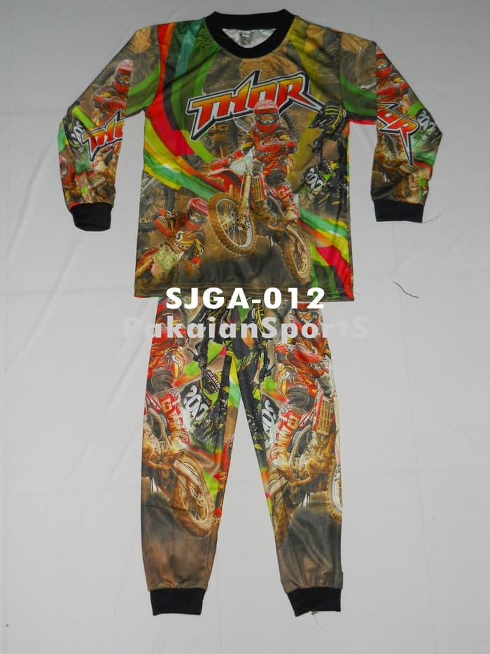 ASLI!!! Jerset/Setelan Jersey+Celana Motocross Anak Thor, SJGA-012 - GUJKHz