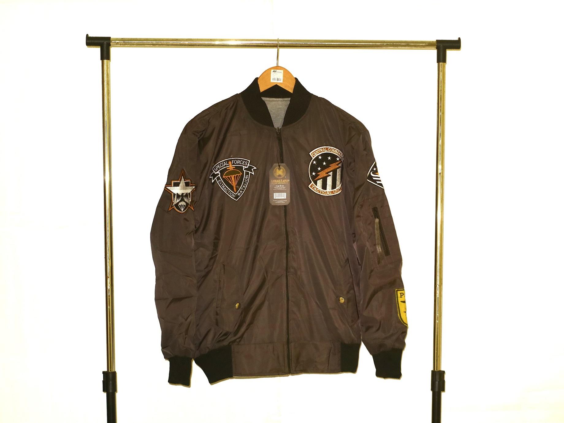 Moment - Jaket Bomber Bolak Balik Parasut - Army Coklat