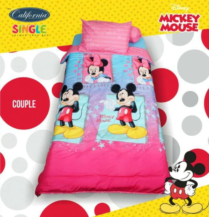 SPREI CALIFORNIA / MY LOVE SINGLE 120 X 200 MICKEY MOUSE COUPLE EXCLUSIVE