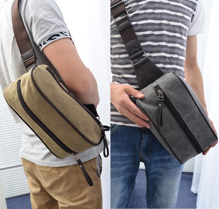 Tas Selempang Pria Kanvas
