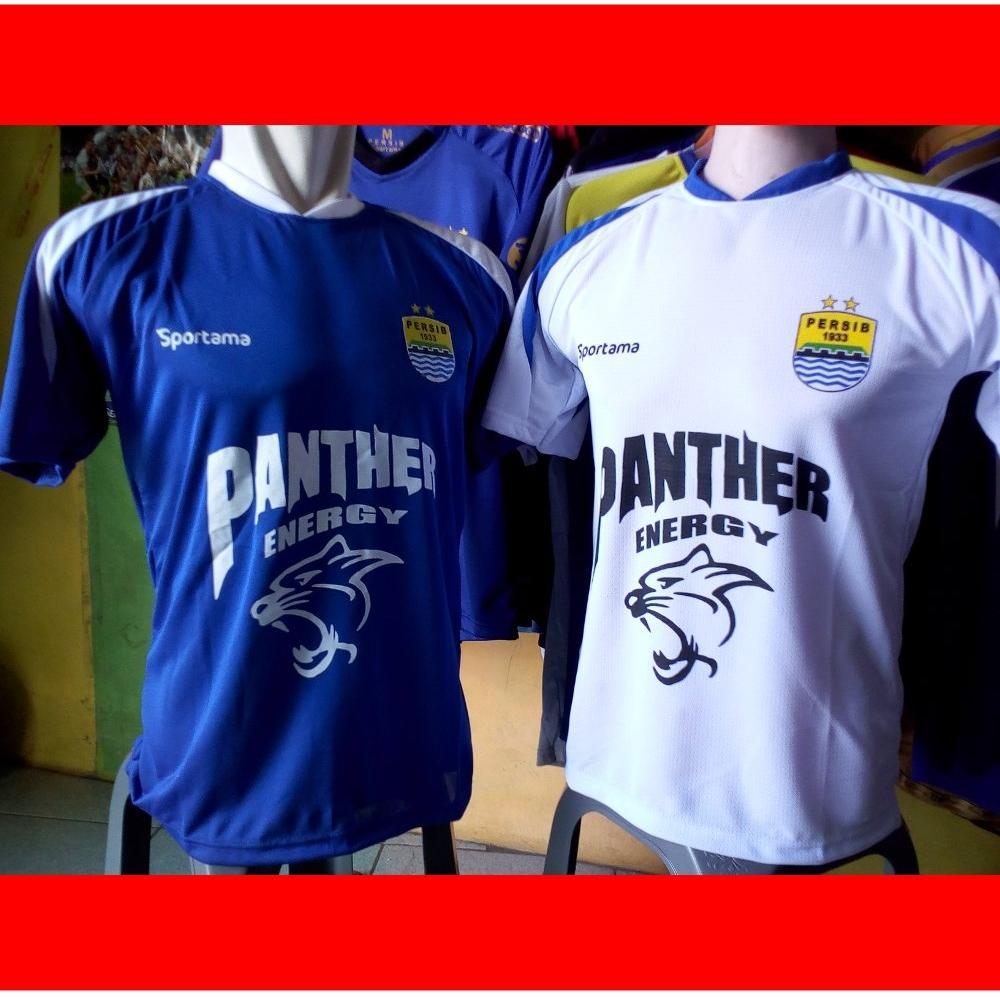 Setelan Baju + Celana Kaos Bola Official Training Latihan Persib GO 2018 2019 Grade Ori