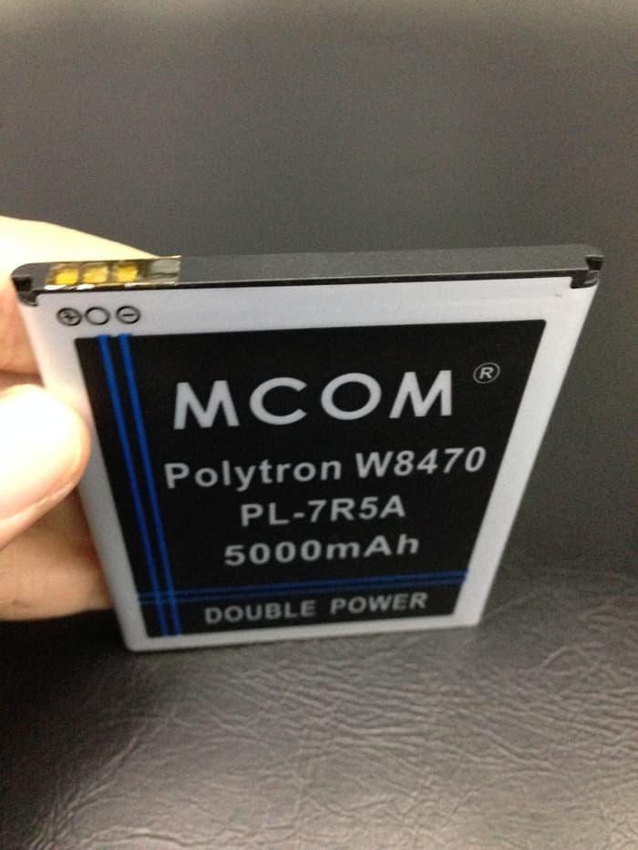 MCOM Original Baterai Polytron W8470 Wizard Quadra PL7R5A Double Power Battery