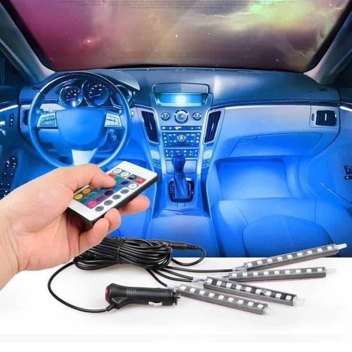 PROMO LED VARIASI KOLONG MOBIL MULTI COLOUR RGB MUSIC LIGHTER RGBMUSIC168 TERBARU