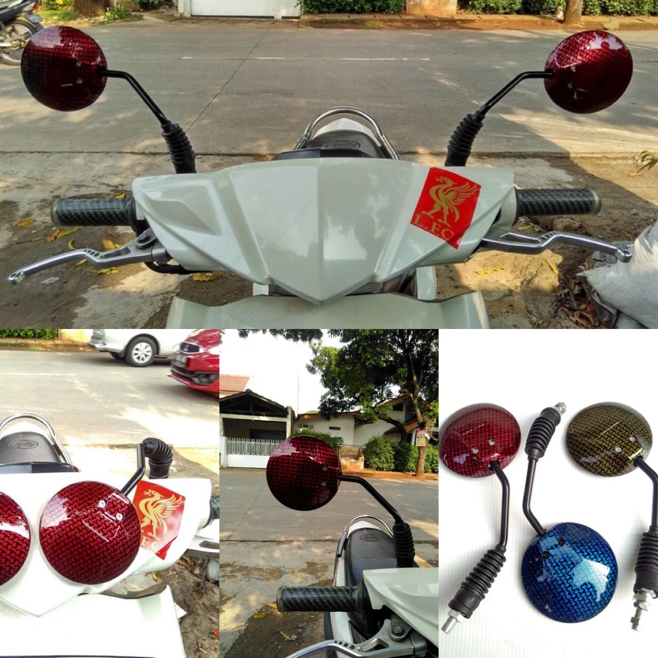 Spion bulat carbon thailook lipat
