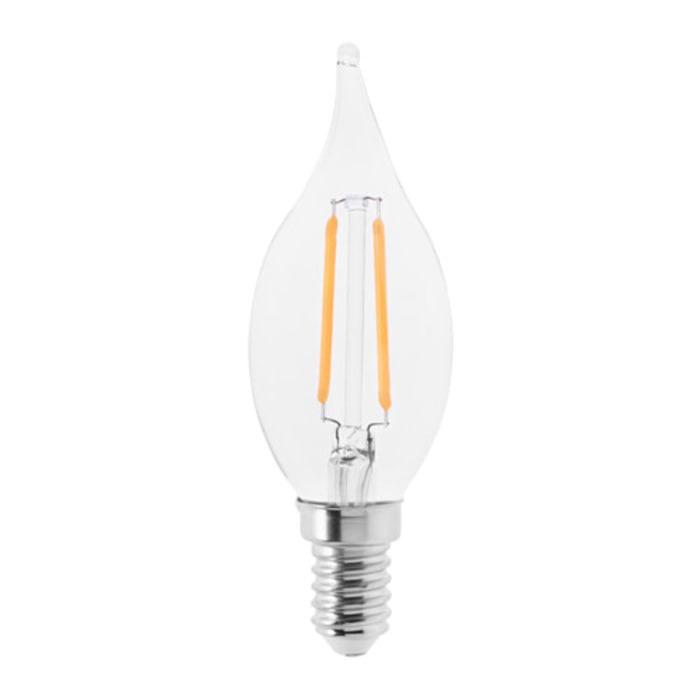 IKEA LUNNOM Bohlam LED E14 200 lumen, chandelier kaca bening