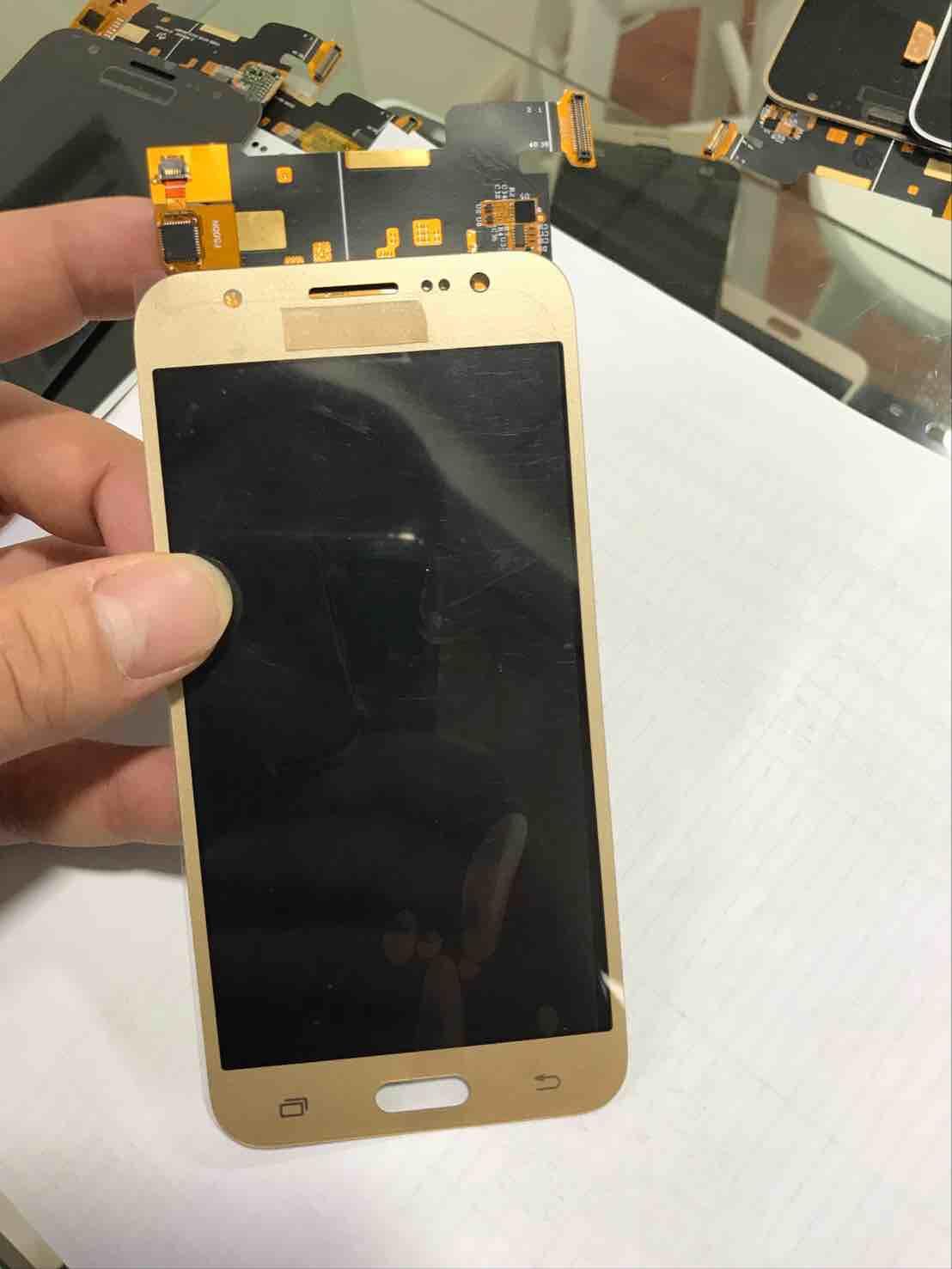 Rakitan Digital Layar Sentuh LCD untuk Samsung Galaxy J5 J500 J500F J500M J500Y