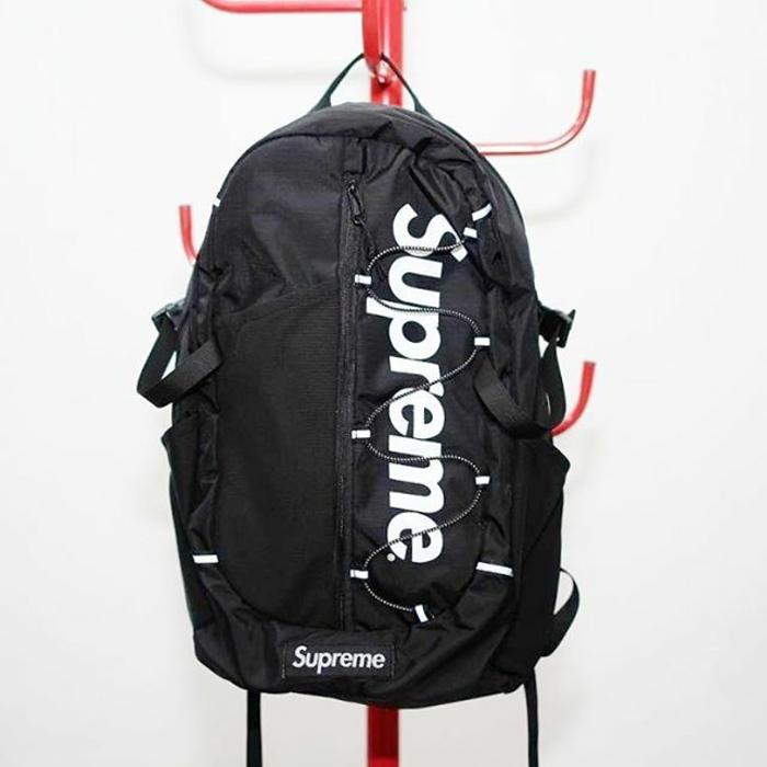 black supreme backpack