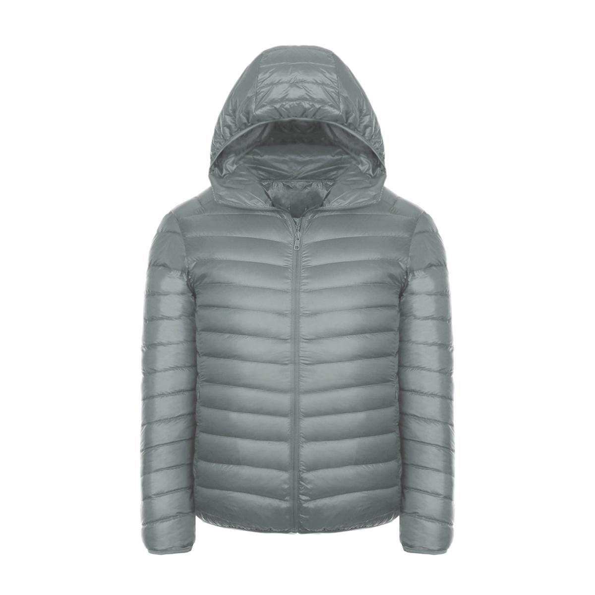 Uniqlo Jaket Bulu Angsa Model Baru Jaket Bulu Angsa Pria Ringan dan Tipis Hoodie