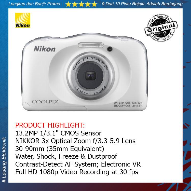 Nikon Coolpix W100 Digital Camera - Original / Garansi Altanikindo