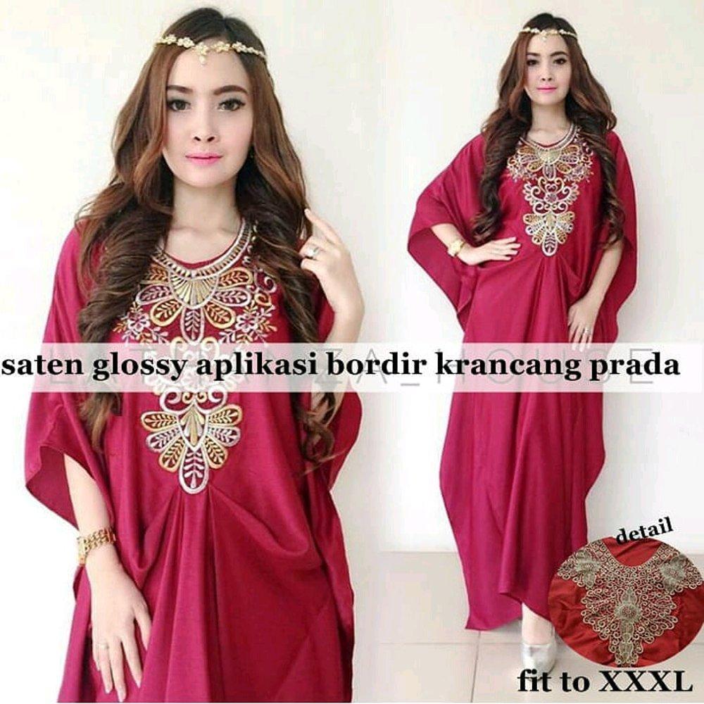 KAFTAN LATHANZA kaftan jumbo kaftan termurah kaftan allsize baju muslim wanita MAXI TREND GAMIS MURAH SYARI KHIMAR BAJU MUSLIM WANITA FASHION WANITA di lapak almellshopp almellshopp