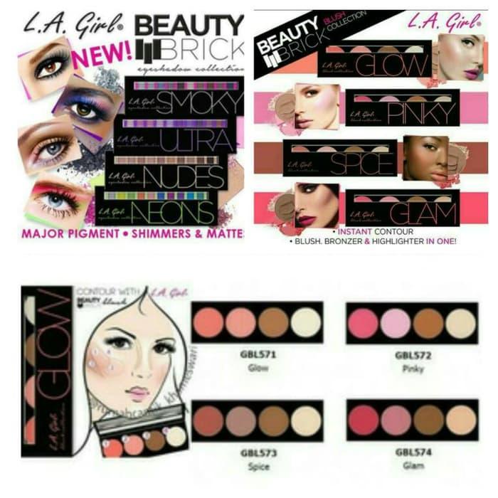 LA GIRL BEAUTY BRICK EYESHADOW and BLUSH COLLECTION Bestseller