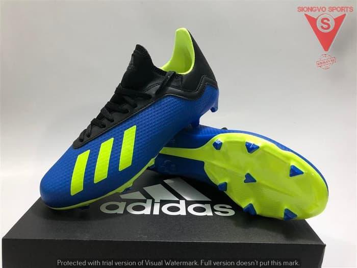 SEPATU BOLA ANAK - ADIDAS X 18.3 FG JR ORIGINAL #DB2416 WC 2018