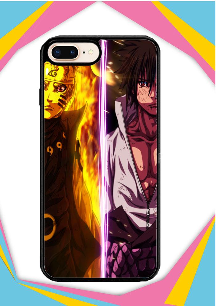 Casing iPhone 5 5S SE Custom Hardcase NARUTO VS SASUKE MANGA J0320 Case Cover