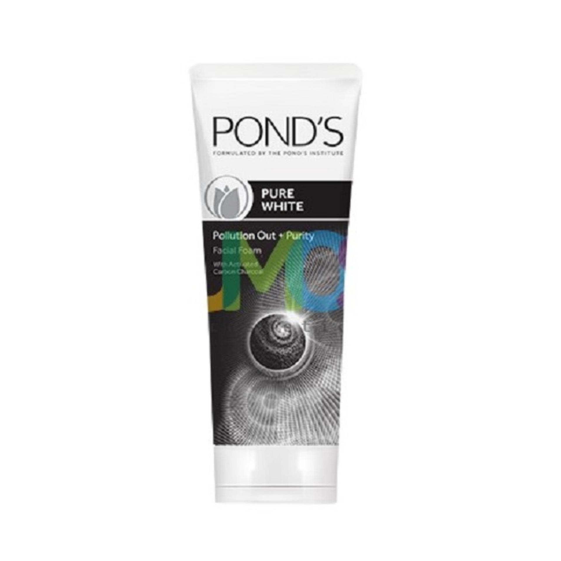Ponds Pure White Pollution Out + Purity Facial Foam 100 gr - Pond's