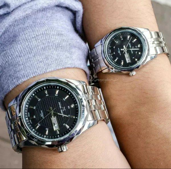 JAM TANGAN COUPLE JONAS JASMIN ORIGINAL - ALEXANDRE CHRISTIE- FOSSIL- SEIKO-EXPEDITION-BONIA-GUESS WATER RESIST