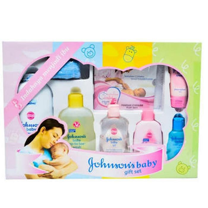 PROMO - Johnson's Baby Gift Box / Paket Perlengkapan Mandi / Johnson Gift Set