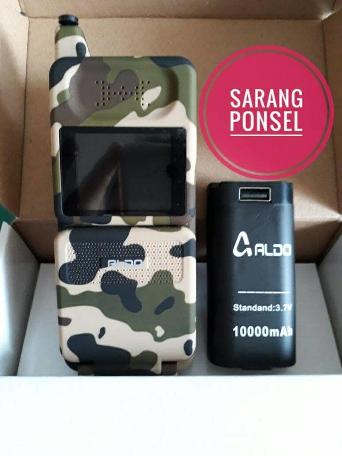 Hp Handphone Aldo 16g2 Army Hp Unik Model Sony Jadul Batre 10000 Mah