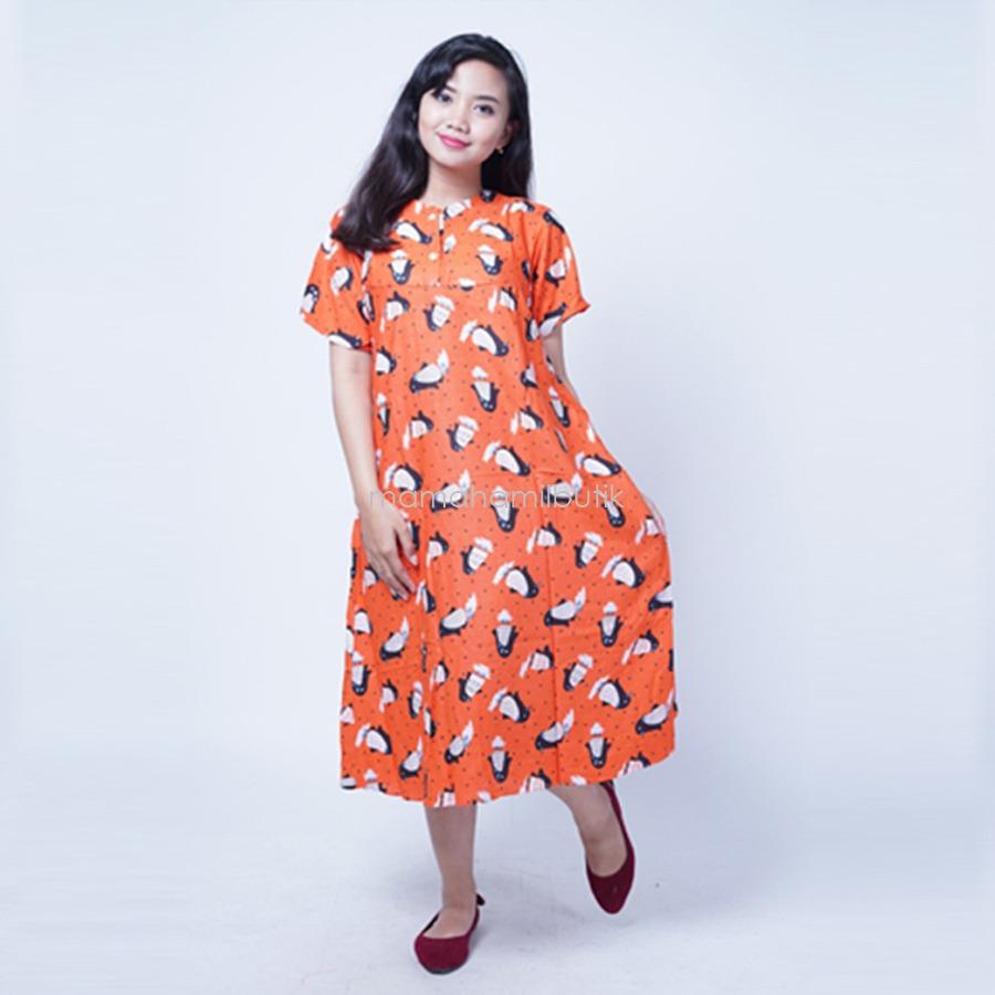 Mama Hamil Baju Hamil Daster Payung Batik Cap Pinguin / daster bali / daster batik / daster ibu / daster malang / daster ibu hamil / daster menyusui / daster hamil / daster payung / daster remaja / daster kencana ungu / daster full kancing / daster kimono