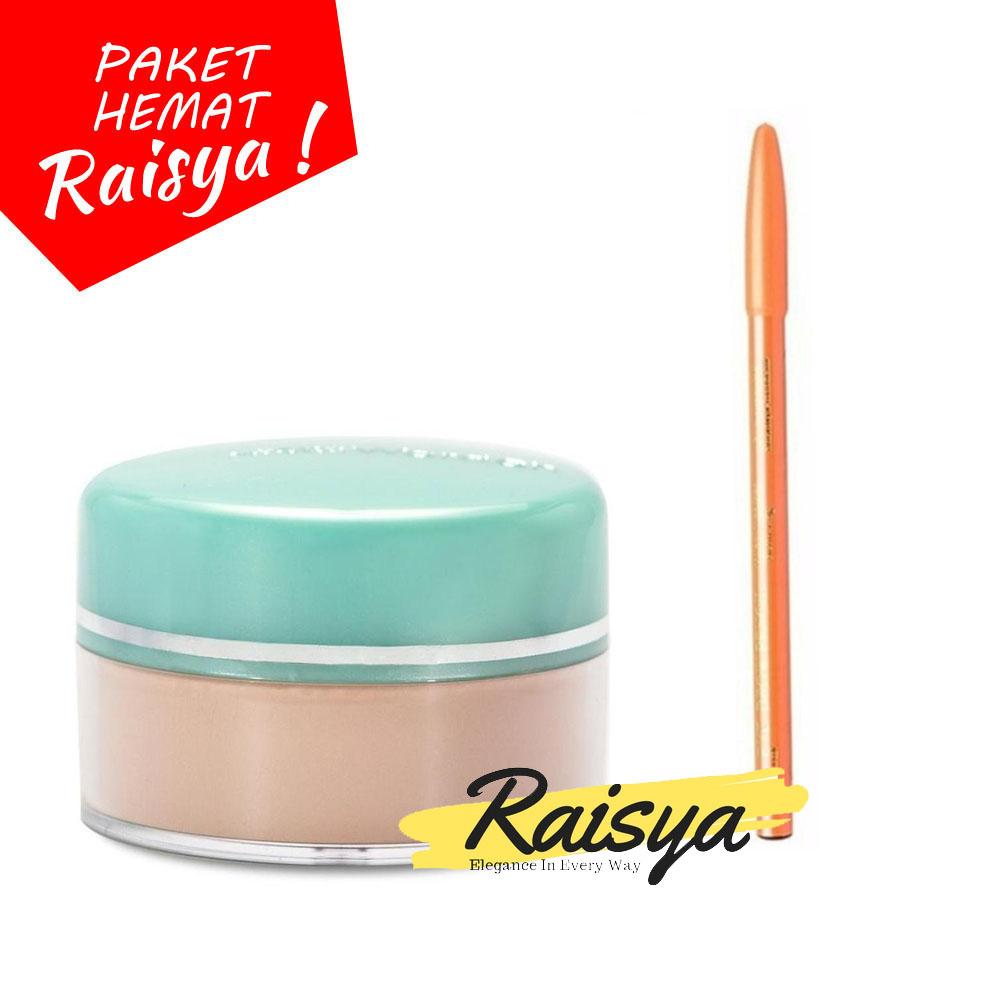 Wardah Everyday Luminous Face Powder - Bedak Tabur 04 Natural Free Davis Pensil Alis BPOM