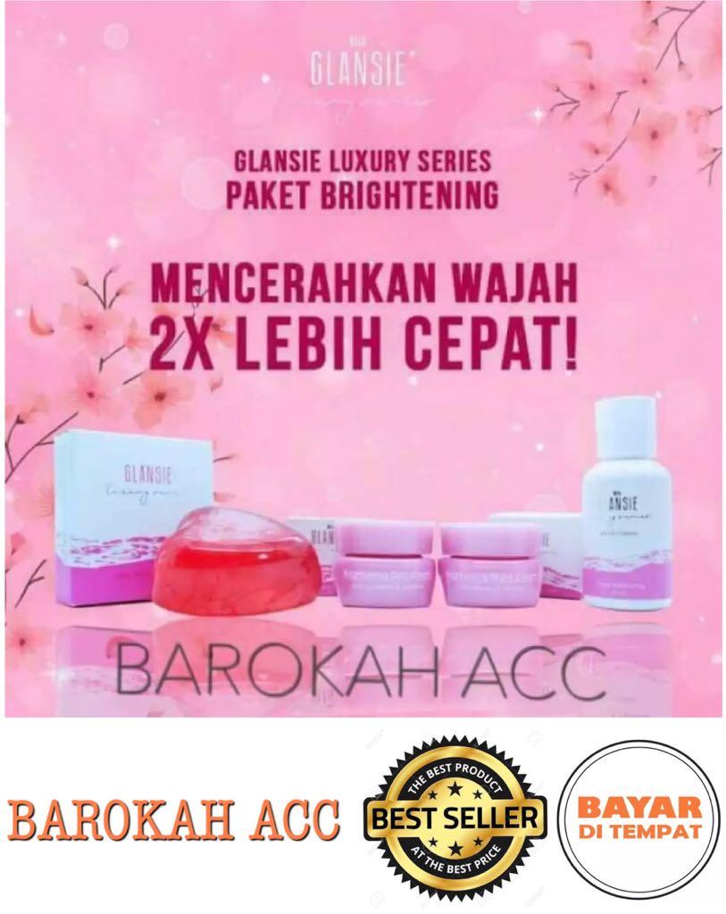 CREAM WAJAH GLANSIE LUXURY SERIES BPOM (Paket Brightening)-BR