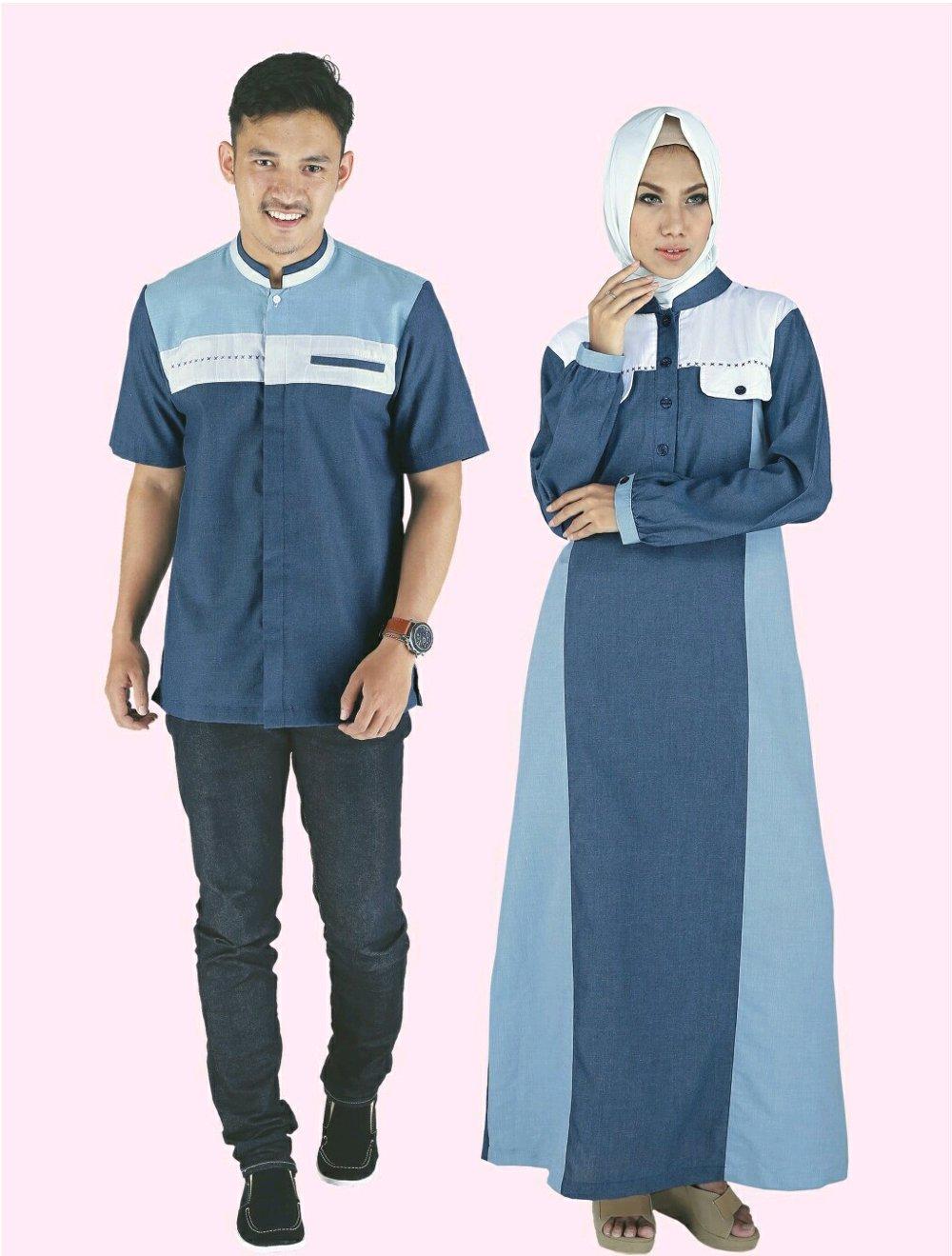 Baju Muslim COUPLE Raindoz 2179 2180 di lapak DISTRO GROSIR MURAH BANDUNG sepatumurahnian