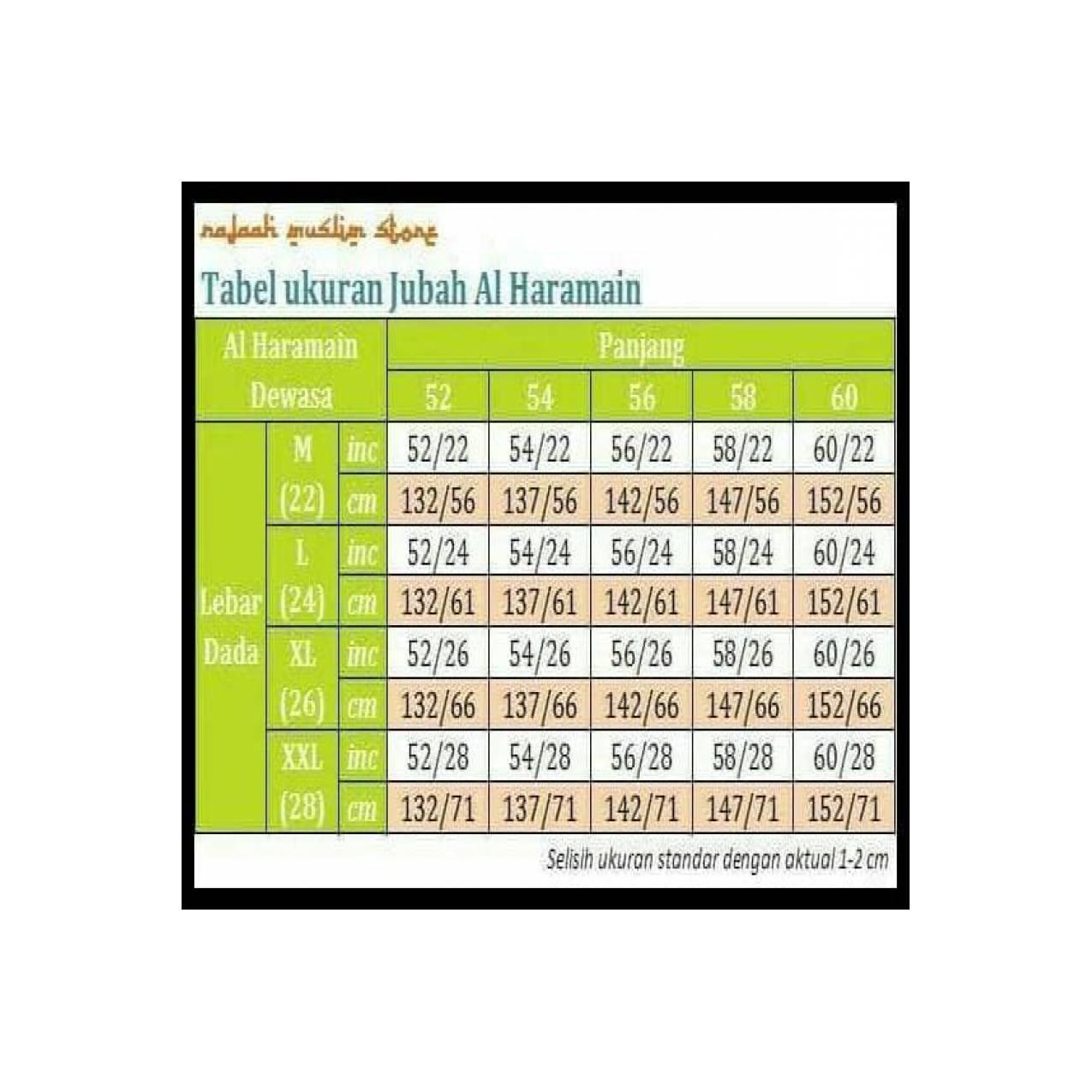 TERMURAH GAMIS/JUBAH PRIA AL HARAMAIN ASLI SAUDI/ WARNA PUTIH / GRATIS