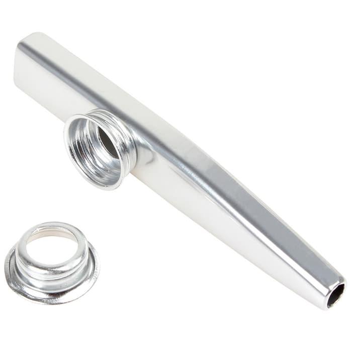 Kazoo Harmonika Metal Aluminium Silver