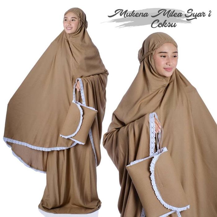 Auf Hammas Mukena mewah / Mukena dewasa / Mukena bali / Mukenah / Mukena katun jepang / Mukenah Wanita / Mukena Putih / Mukenah Murah / Mukenah Jumbo / Mukenah Remaja / Mukenah Dewasa Bali Milea Syar'i Coksu