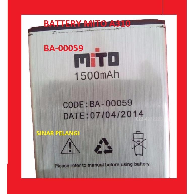 BATTERY BATRE BATERAI MITO BA-00059 A310 2000MAH 904231