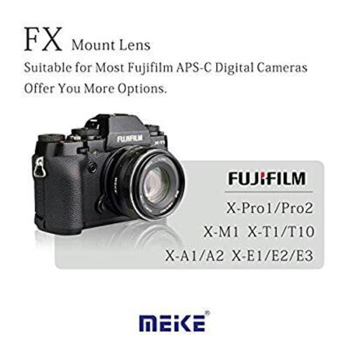 PALING DICARI LENSA MEIKE 35mm F1.7 FOR FUJIFILM - XA10-XA2-XA3-XA5-XT10-X20-XM1 DLL