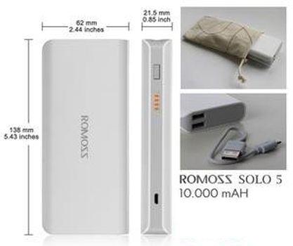 Powerbank Romoss SOLO 5 10000 mAh