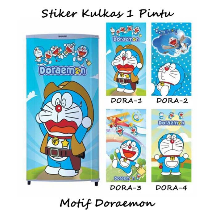 Sticker Kulkas 1 Pintu Doraemon Harga Murah