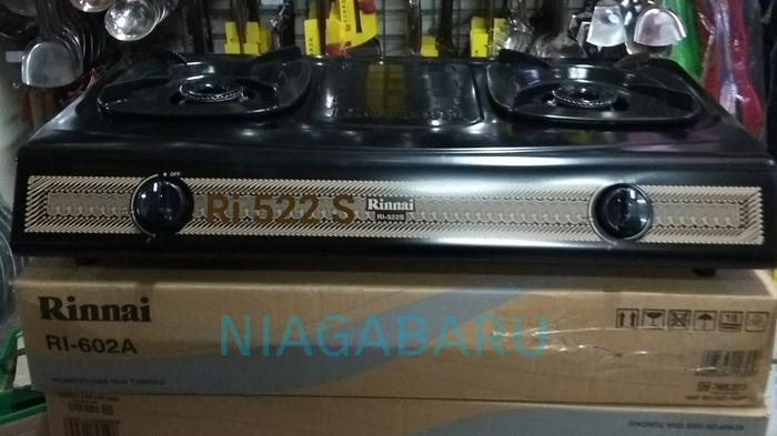 Kompor Gas Rinnai 2 Tungku Ri 522 S Ri 522S Ri-522S