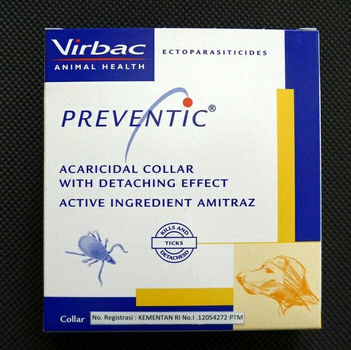 Hemat 10%!! Kalung Kutu Anjing Collar Preventic Virbac - ready stock