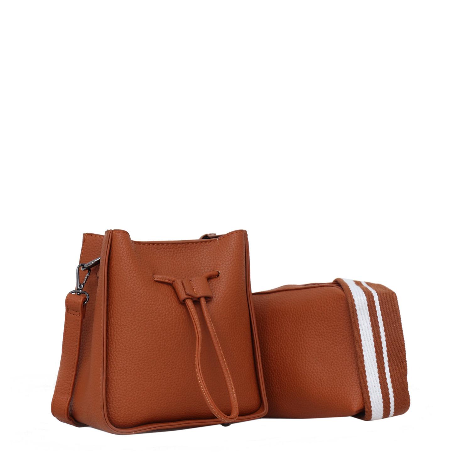 Tas Wanita Lorica by Elizabeth Leanna Sling Bag Brown