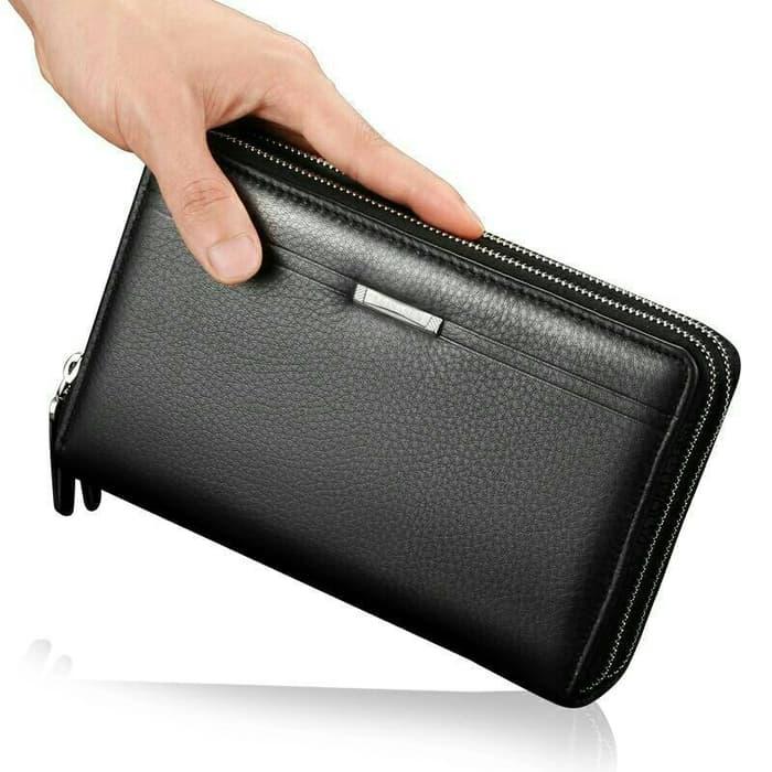 Dompet Pria Model Bisnis Panjang Double Resleting Cluth Pria Bermerk / Handdle bag pria wanita