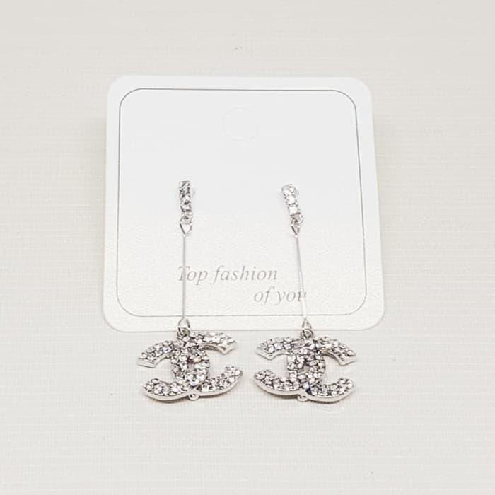 KE2010 Anting Chanel Pesta Blink Juntai