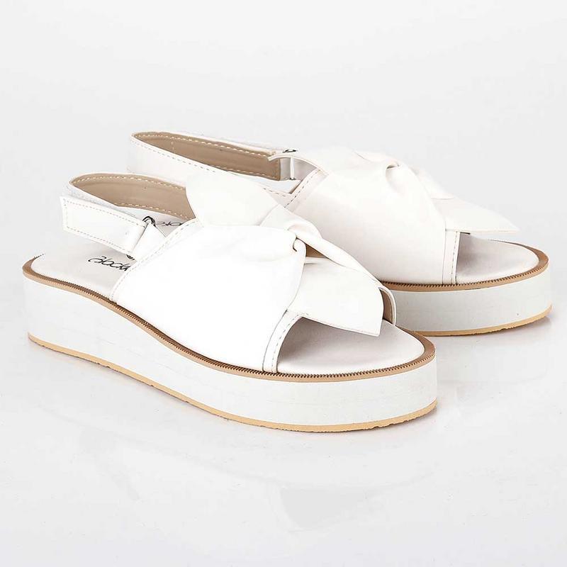 Sandal Sendal Wedges Tali Wanita Cewek Cewe Warna Putih LDI 692 BY SNWNP