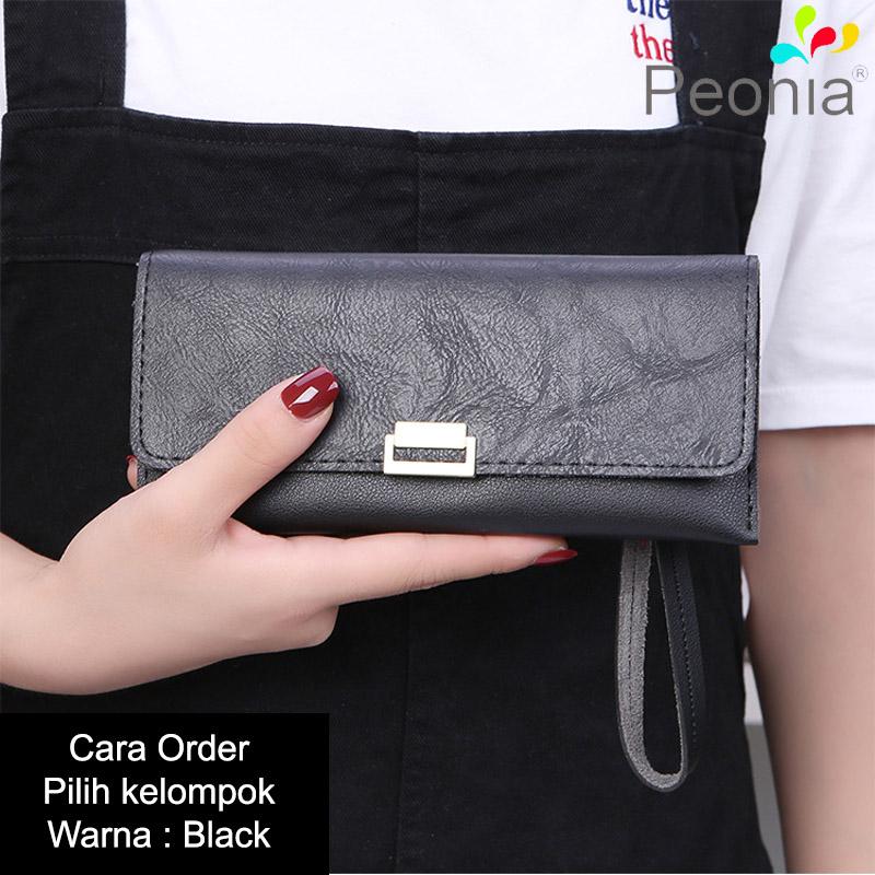 Peonia - Dompet Wanita Panjang Hp Import - Korea Fashion Style - Daisy Long