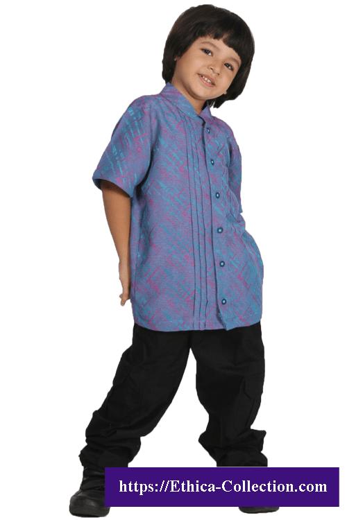 Ethica Moslem Fashion Koko Anak Majma Kids 04 (Biru)