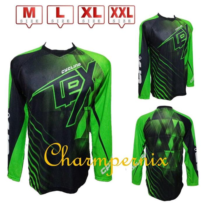 Jersey Baju Kaos Sepeda Downhill Elegan