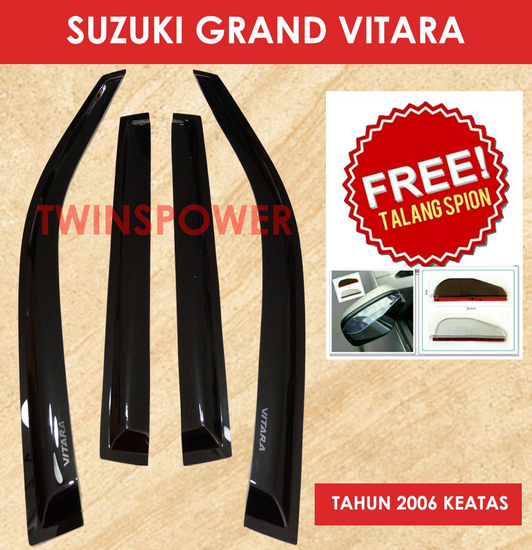 Talang Air mobil Suzuki Grand Vitara + FREE Talang Spion