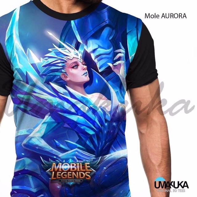 GLOSIR TERMURAH!! Baju Kaos 3D Full Print Umakuka Mobile Legend Original- Flash Sale- Murah