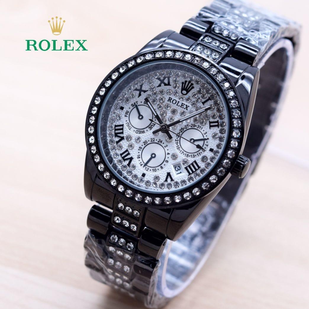 Jam Tangan ROLEX WANITA MATA CHRONO VARIAN RANTAI