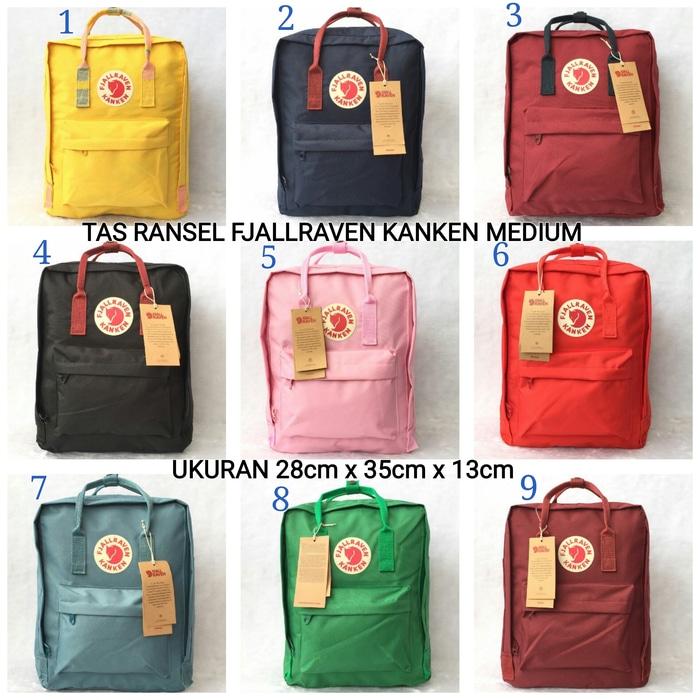 TERLARIS!!! TAS RANSEL FJALLRAVEN KANKEN MEDIUM PREMIUM - JsHnH6