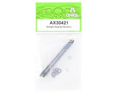 Diskon 10%!! Axial 6X104.50Mm Straight Locker Axle 2Pcs Black For Axial Ax10 Scx10 - ready stock