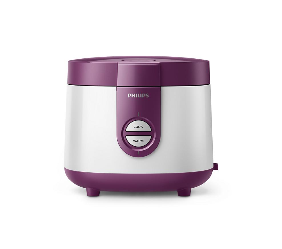 philips HD 3116 rice cooker 1 liter - ungu