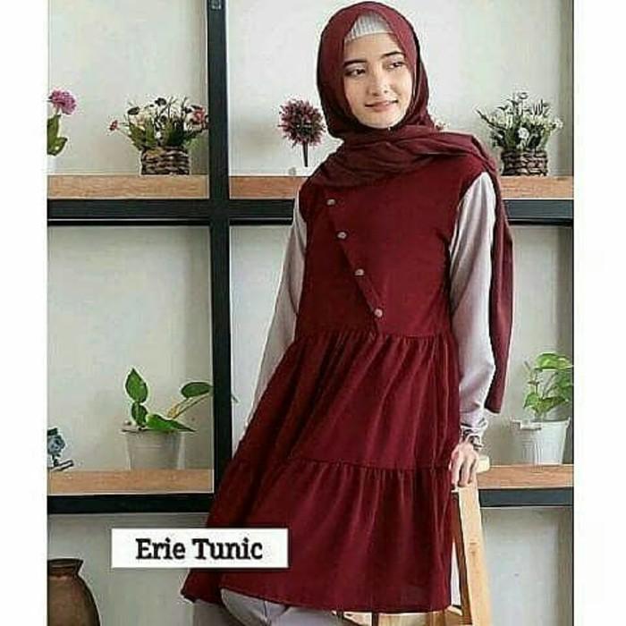 Erie Tunik | HARGA KONVEKSI | Pakaian Online Termurah (Red)
