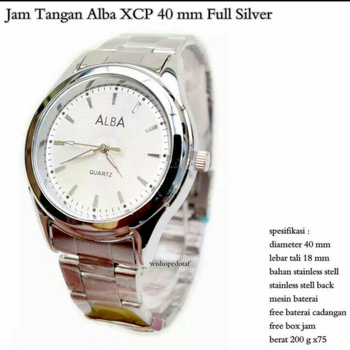 ALBA-Jam tangan Pria-Jam Tangan Rantai stainles